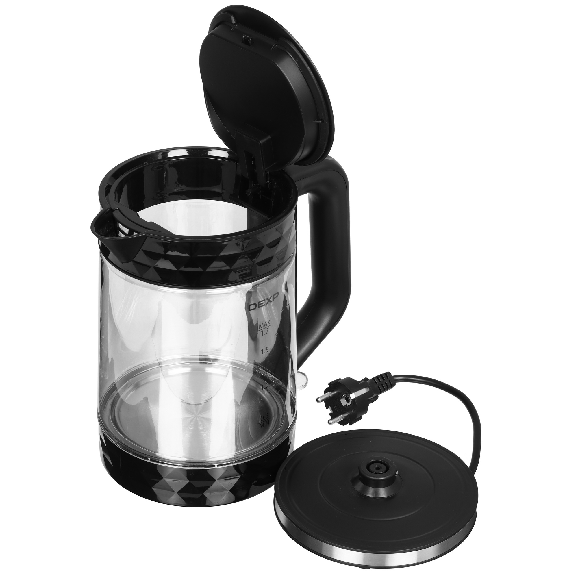 9055249 Электрочайник DEXP EK-04GPB черный STDN-0046594 - Вид №5