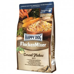 ПР0036357 Корм для собак Премиум хлопья "Микс" Кукуруза,пшеница,овес,просо,рис,овощи сух. 3кг HAPPY DOG