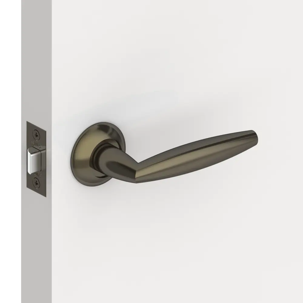 Дверные ручки Punto Supreme ZR/HD ABG-6, без запирания, комплект, цвет бронза STLM-2017640 - Вид №6