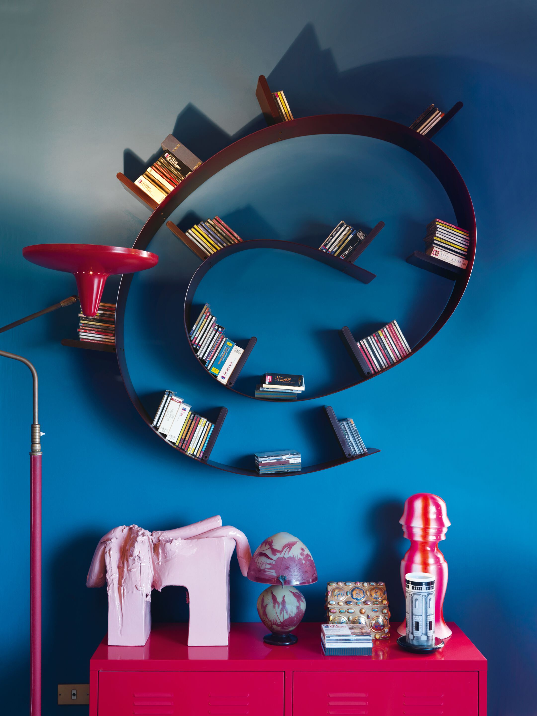 Книжный шкаф из инженерного пластика Kartell BOOKWORM 11 ARCH-00134155 - Вид №1