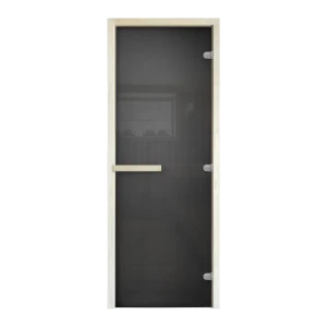 Дверь для сауны с магнитным замком Стандарт стекло 1890x690 мм цвет графит