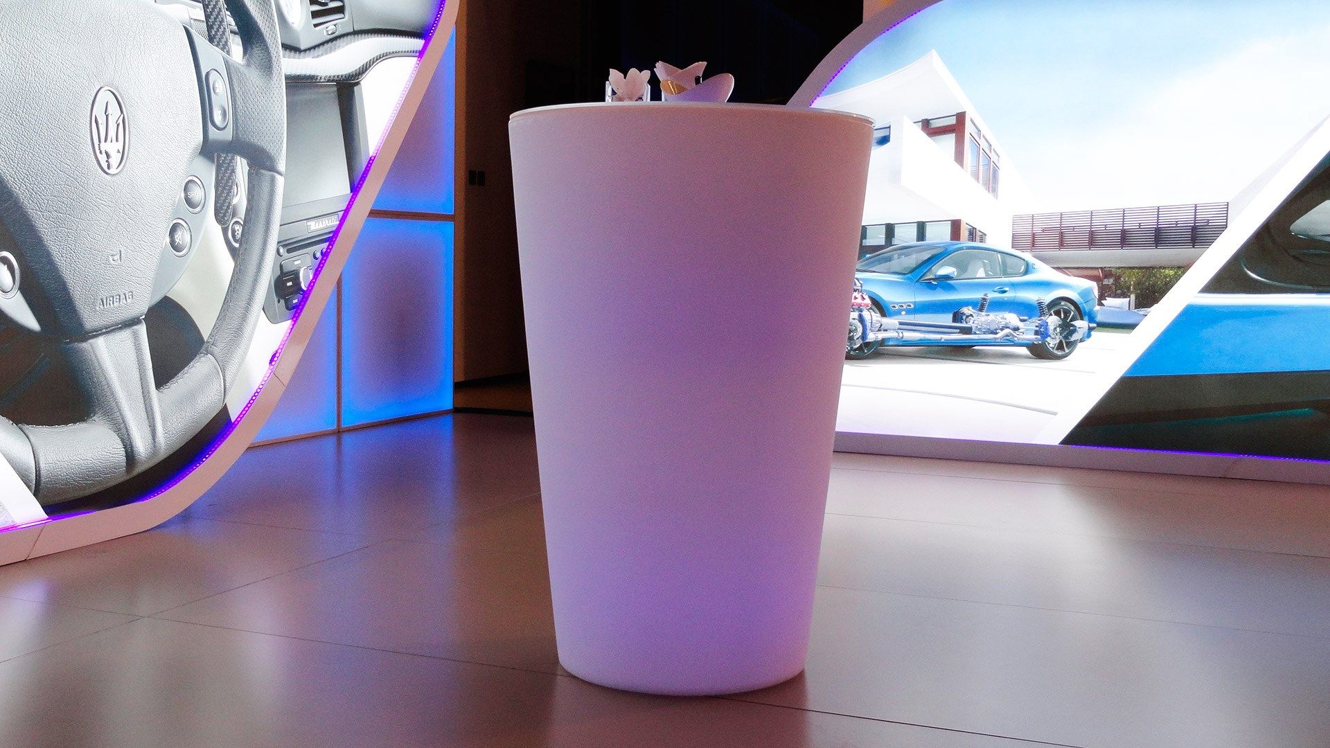 Высокий круглый стол из полиэтилена SLIDE PINT ARCH-00037870 - Вид №4