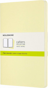 516290 Блокнот "Cahier Journal" Large, 40 листов, нелинованный, 13 х 21 см, нежно-желтый Moleskine