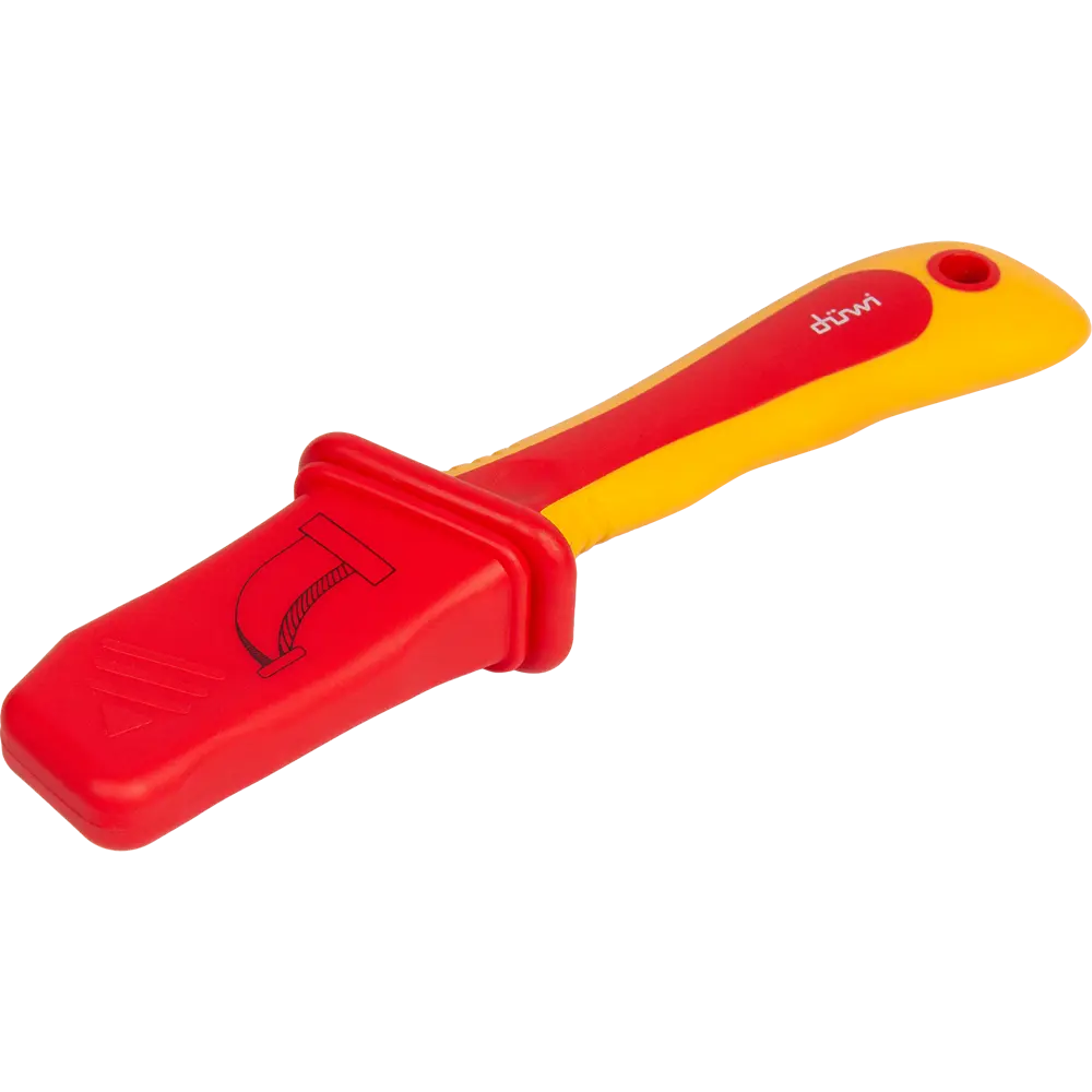 Монтерский нож DUWI Profi с пяткой для электромонтажных работ 84421763 STLM-0049820 - Вид №2