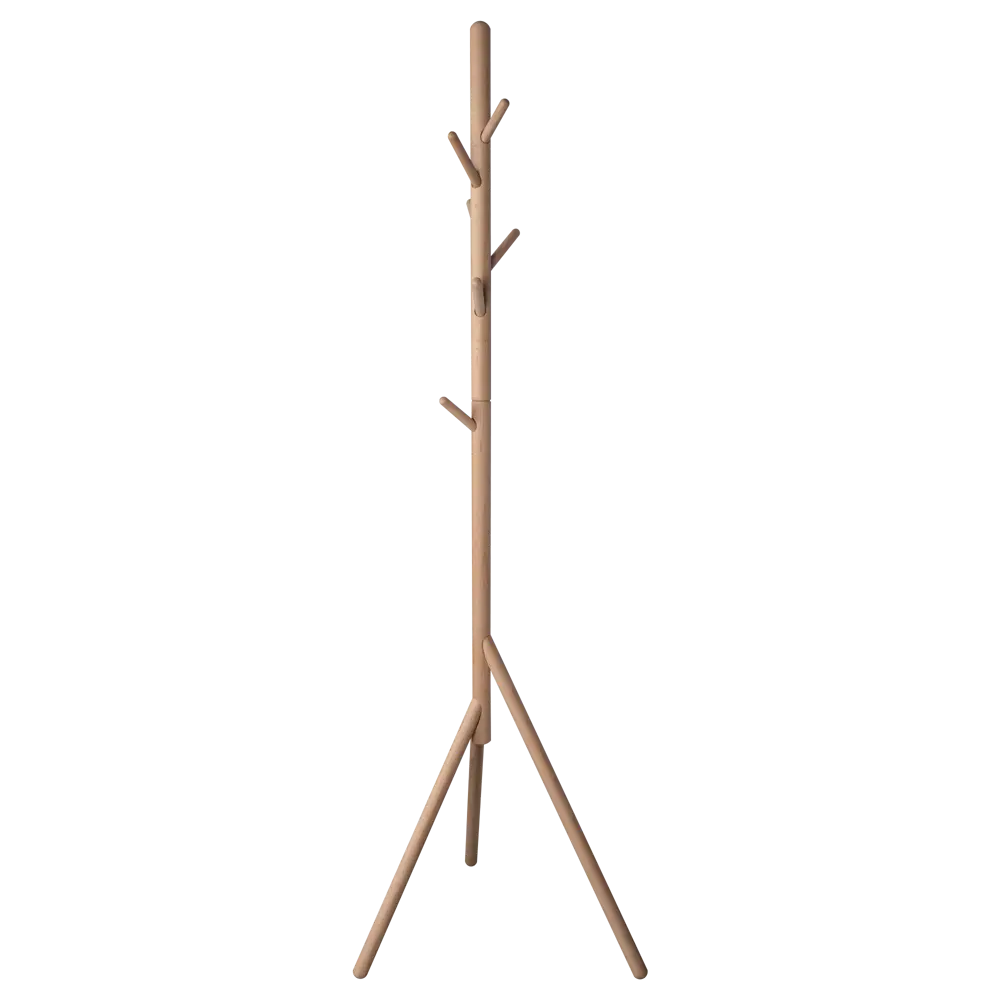 Вешалка напольная Naturo Wood 48.5x170x56.9 см KONSENSA дерево цвет бежевый STLM-2095122 - Вид №1