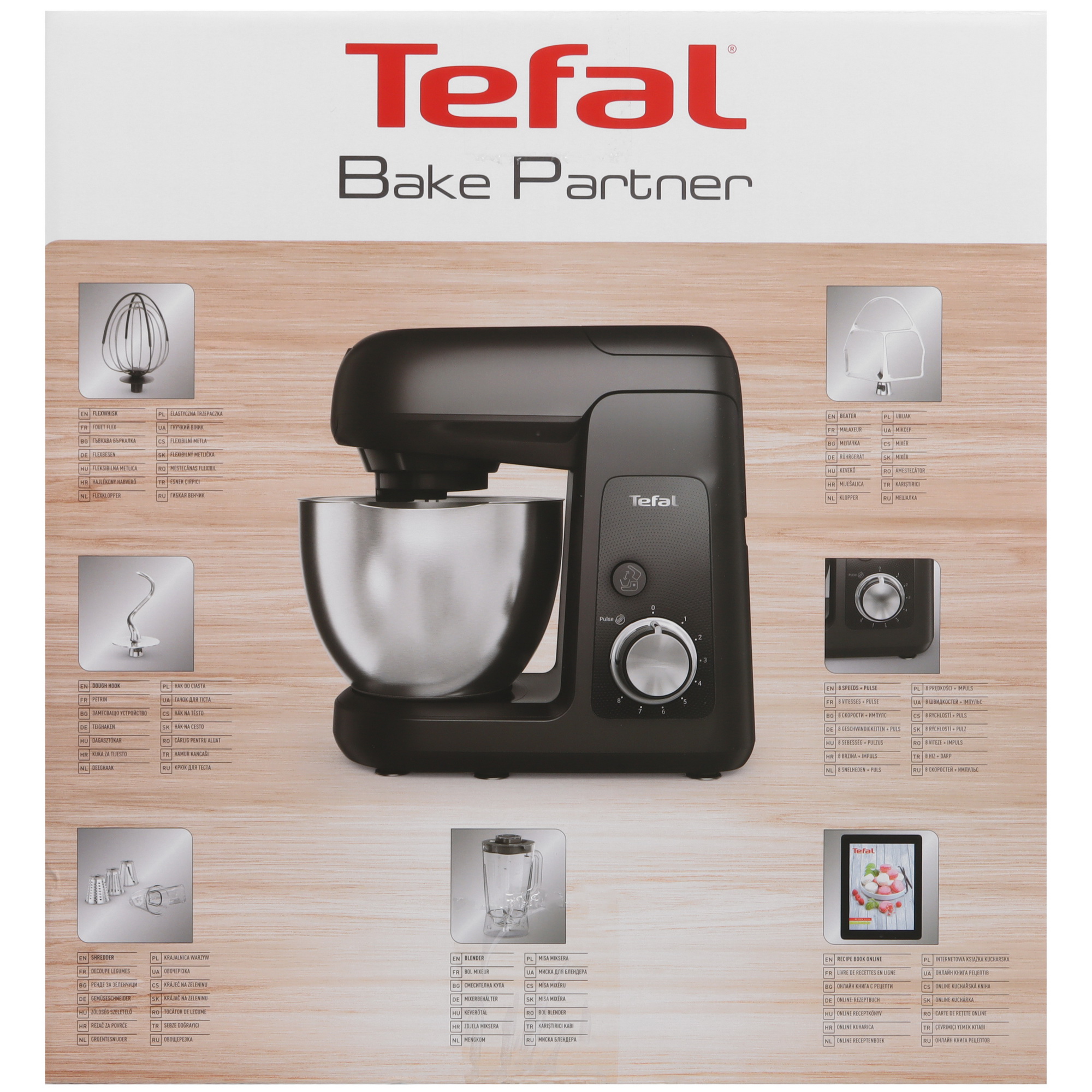 9103164 Кухонная машина Tefal QB522838 черный STDN-0079307 - Вид №10