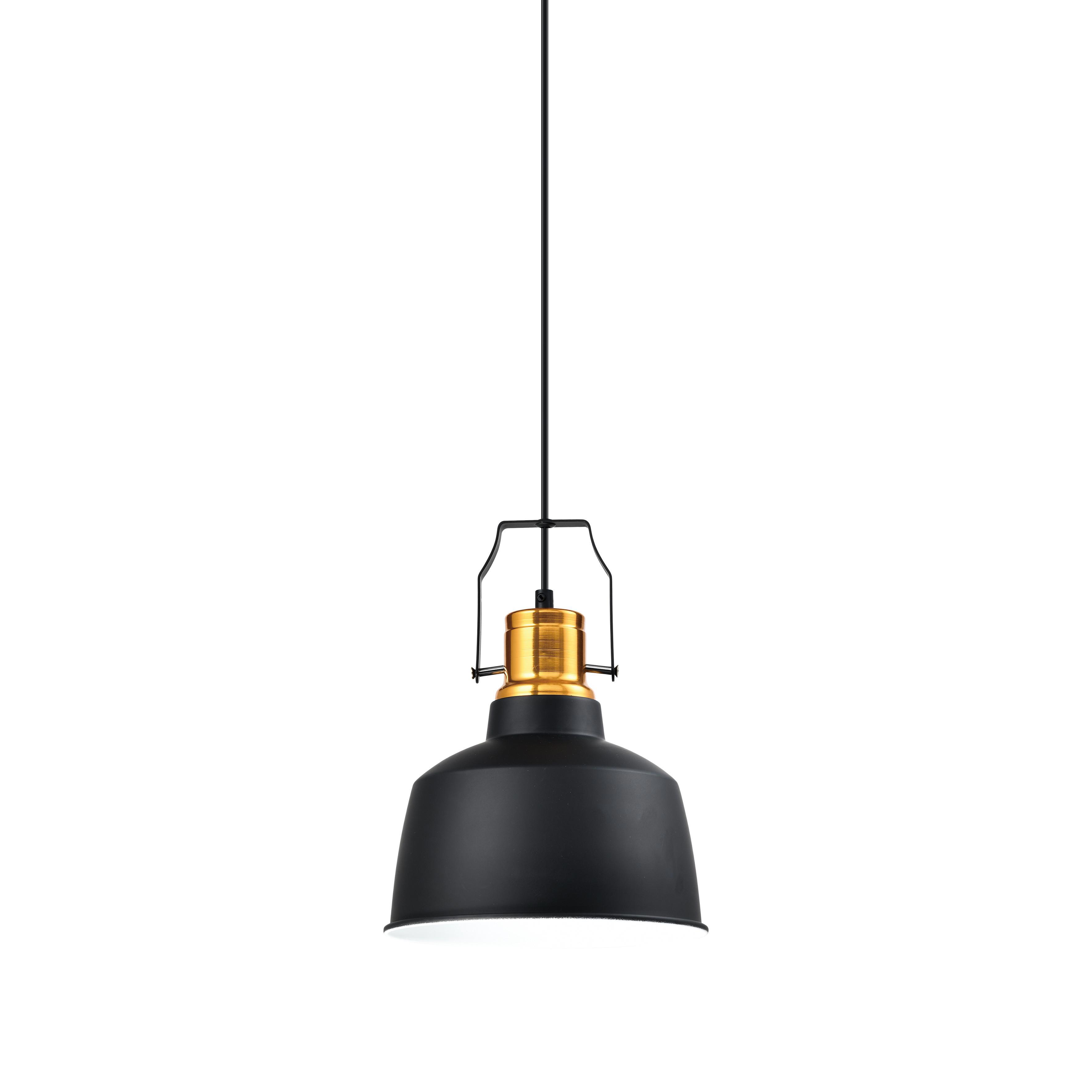90251629 Светильник подвесной Felex 1 лампа 6 м² цвет черный STLM-0150706 MODERLI