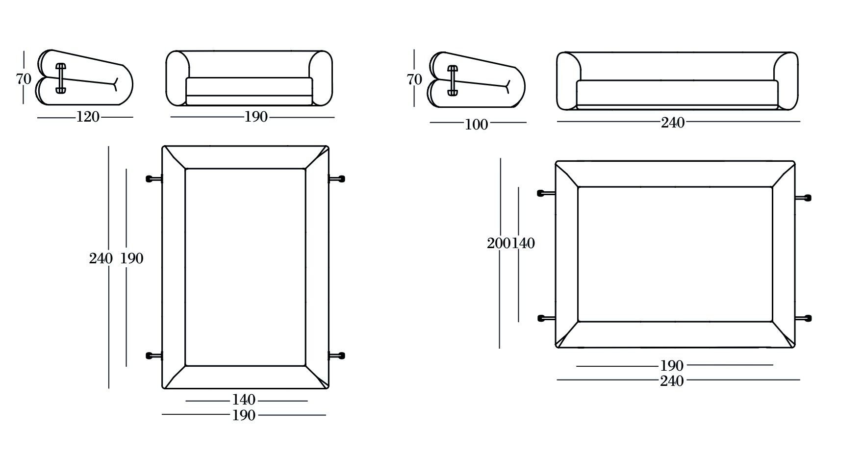 Кожаный диван-кровать Giovannetti амфибия ARCH-00133880 - Вид №27