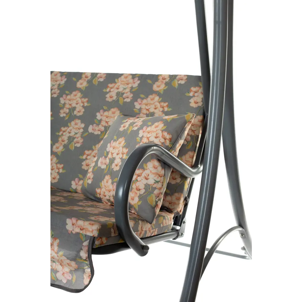 Качели садовые Мартинелла 2-х местные (до 180 кг) серый/ зеленый Santreyd STLM-2088381 - Вид №1