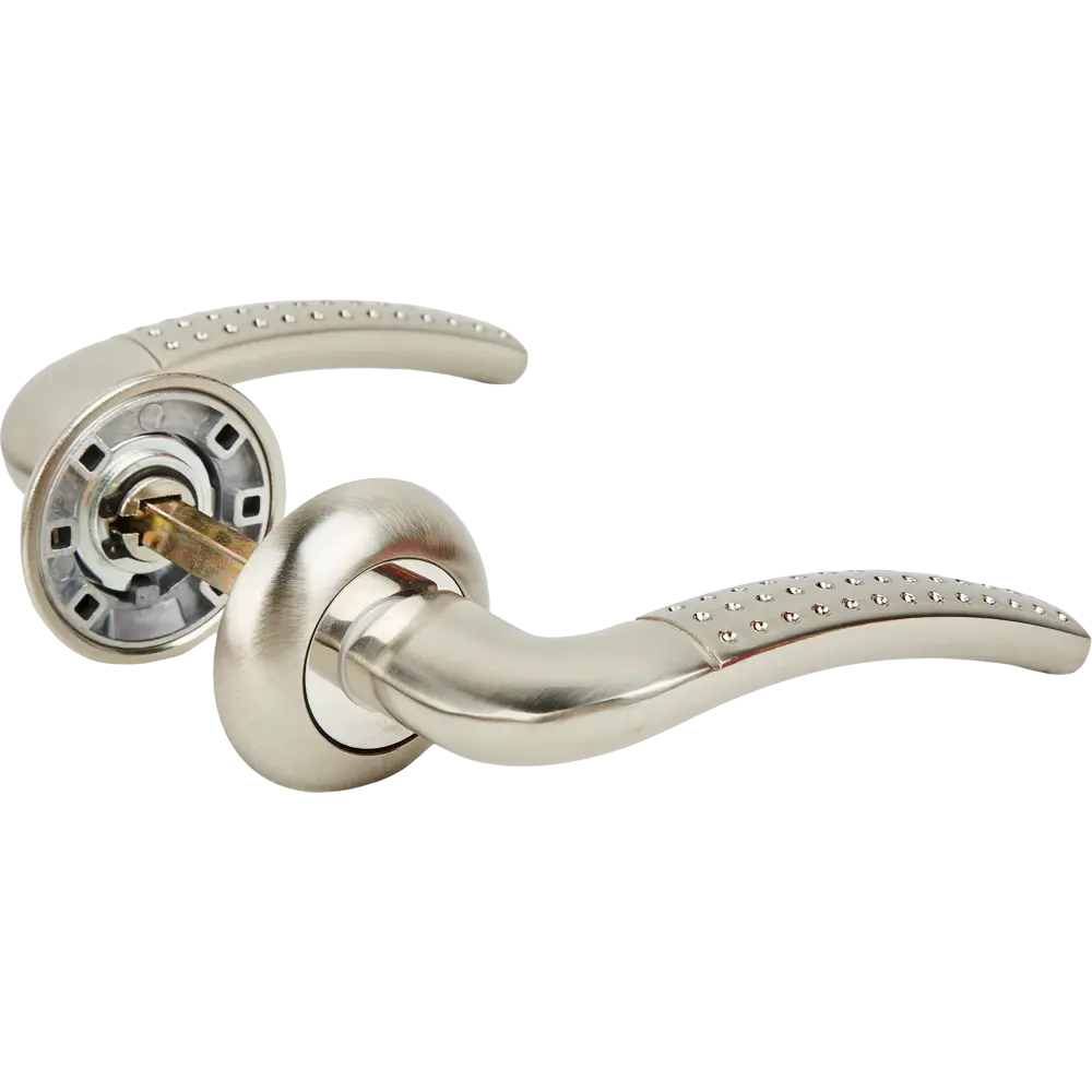 Дверные ручки Edson 10-Z01 без запирания цвет никель STLM-2163152