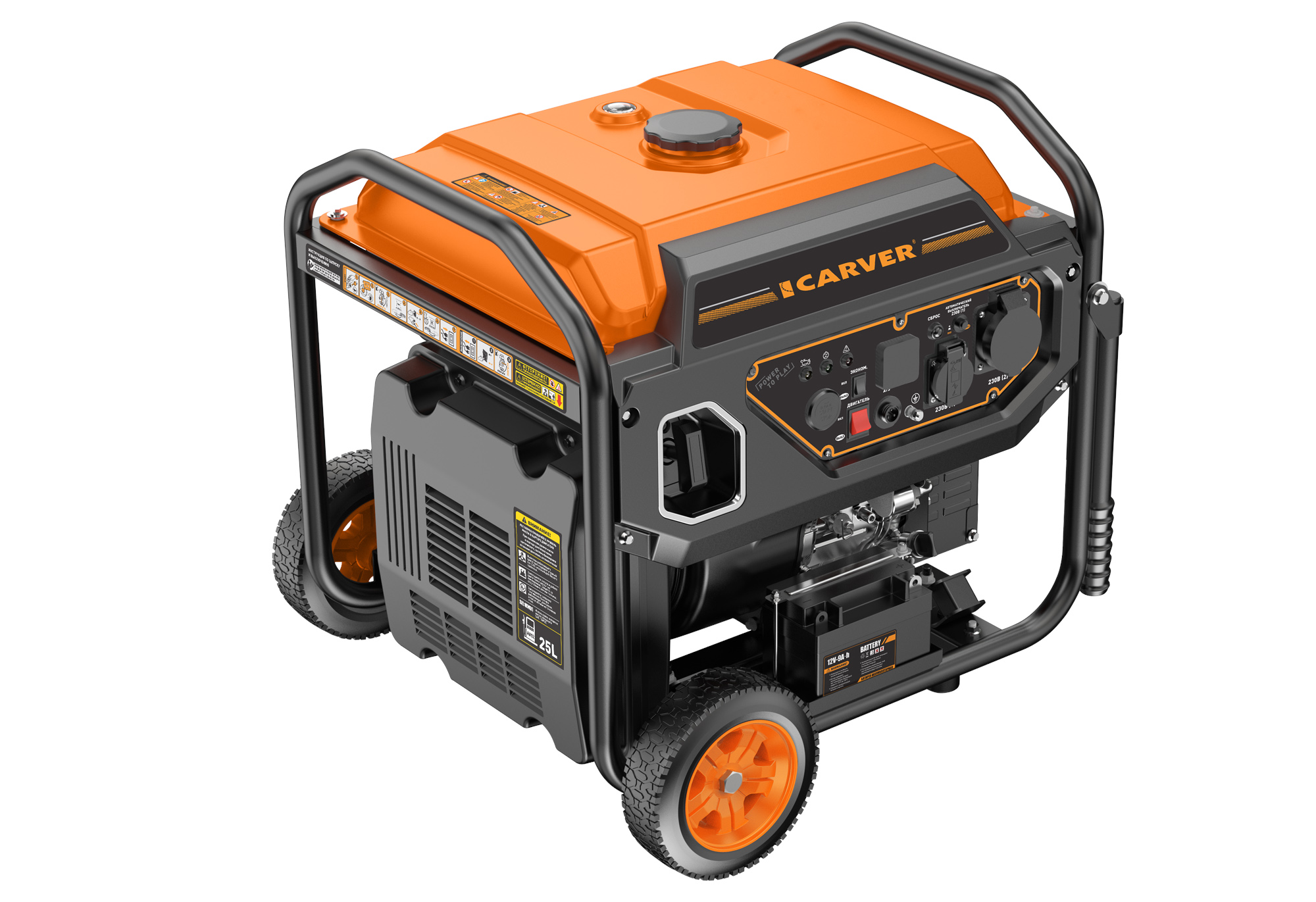 Электрогенератор   бензиновый Carver PPG-9500IE 9214097 STDN-0081984