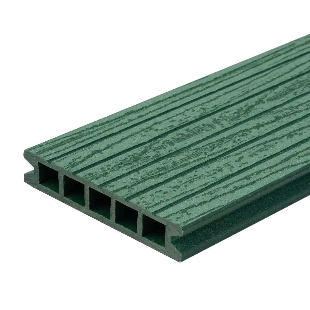 Террасная доска ДПК MultiDeck цвет Изумруд 3000x150x27 мм. Вельвет 0.45 м² МУЛЬТИДЕК STLM-2190770 - Вид №6