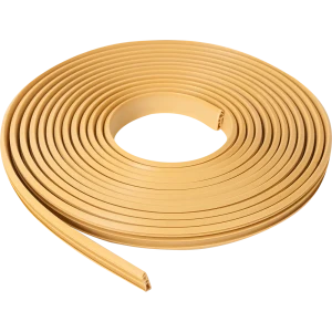Уплотнитель для деревянных окон и дверей 17х6 мм 5.5 м цвет бежевый