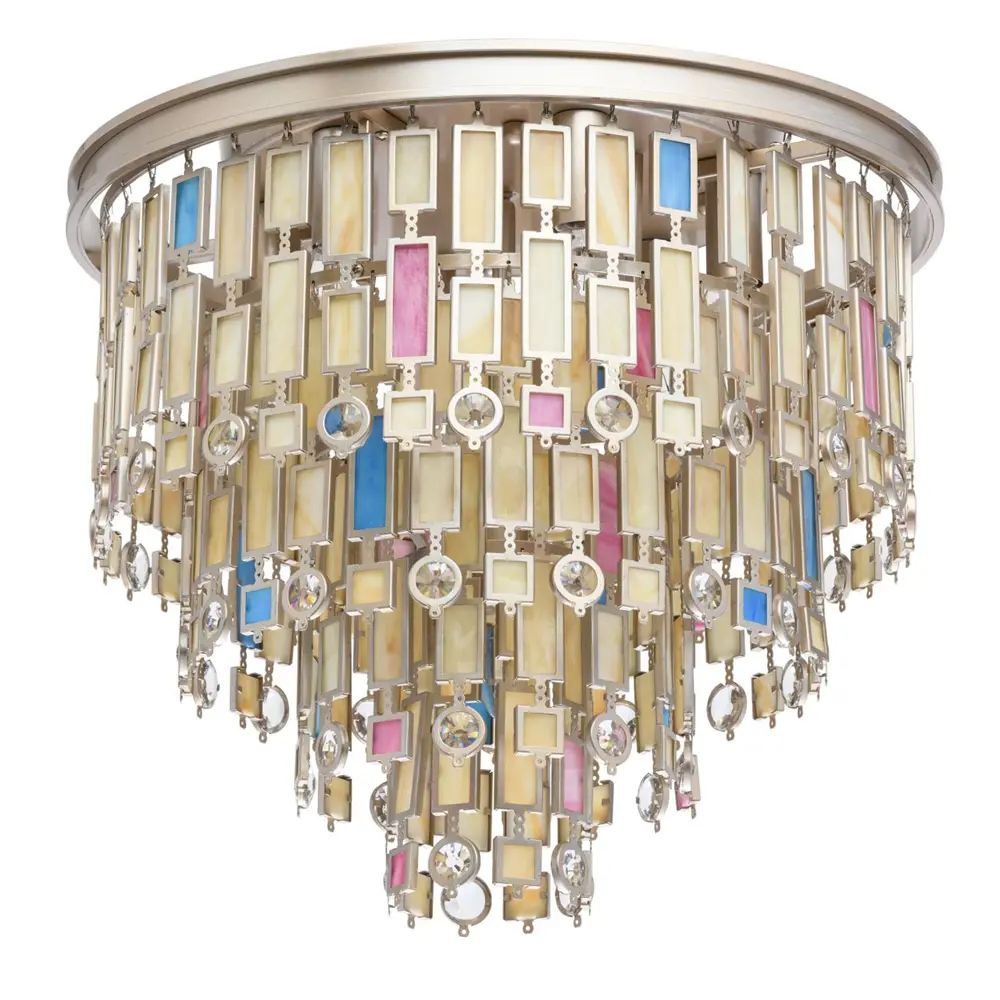 Люстра хрустальная потолочная «Марокко», 7 ламп, 14 м², цвет бежевый MW-Light STLM-2073971
