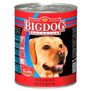 ПР0036393 Корм для собак Big Dog Мясное ассорти конс. ЗООГУРМАН