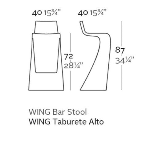 Полиэтиленовый садовый стул Vondom ARCH-00025367 - Вид №3