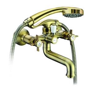 Смеситель для ванны 2312660-BRONZE двухвентильный цвет бронза ELGHANSA Praktic Bronze