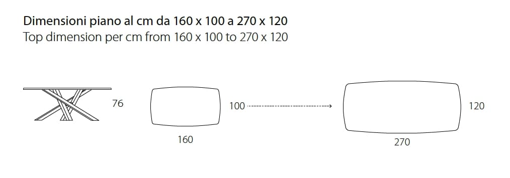 Фиксированный стол с столешницей из натурального камня RIFLESSI Shangai ARCH-00114878 - Вид №3