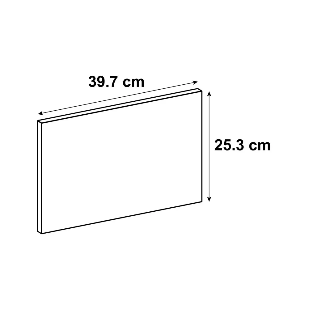 Фасад для кухонного ящика Фатеж 39.7x25.3 см Delinia ID ЛДСП цвет белый STLM-2160046 - Вид №8