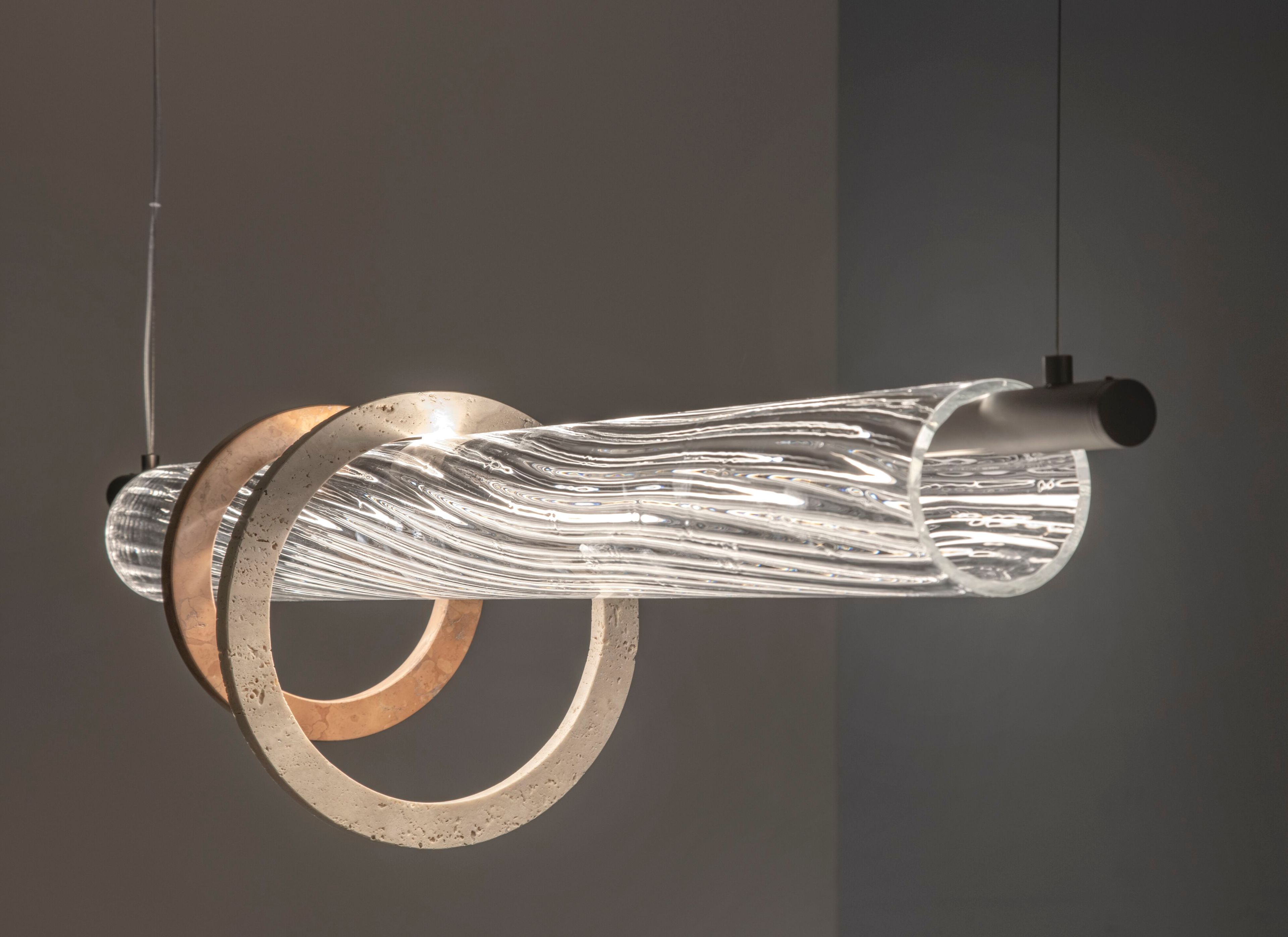 Стеклянный подвесной светильник Patrizia Volpato ORBITE ARCH-00141639 - Вид №3