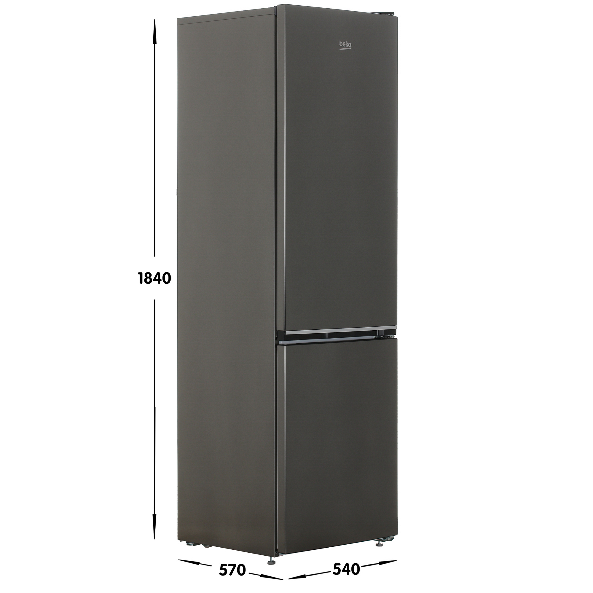 5449127 Холодильник с морозильником   Beko B1RCSK312G серый STDN-0094164 - Вид №6