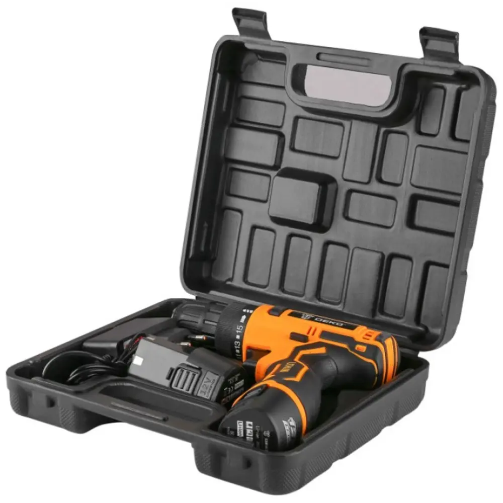 Дрель-шуруповерт аккумуляторная Deko Banger 12V SET 3, 12 В Li-ion 2x1.5 Ач STLM-2127285 - Вид №3
