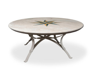 Каменный садовый стол