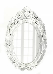 Зеркало овальное настенное венецианское "Бенедетто" LOUVRE HOME VENICE 036077 Зеркальный