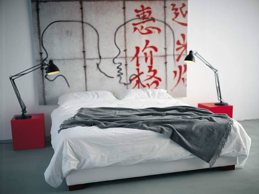 Мягкая и съемная двуспальная кровать Casamania & Horm кровать Figi ARCH-00039072