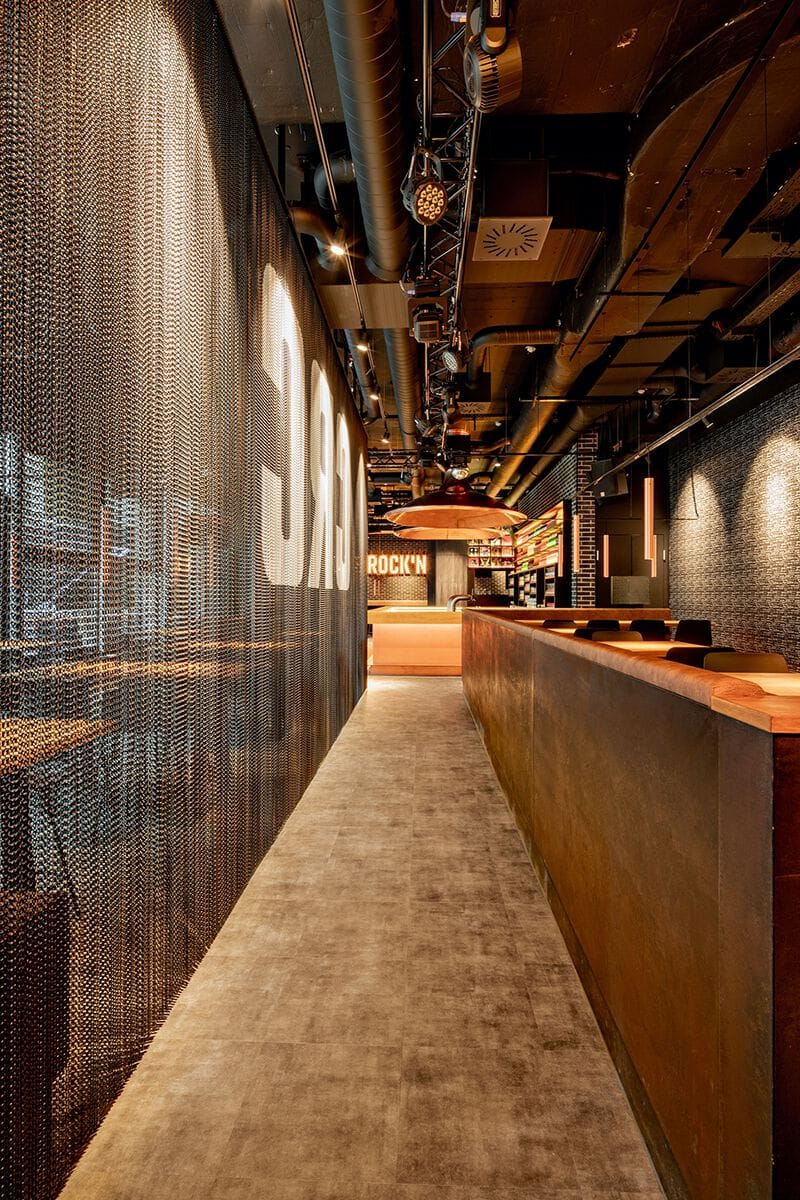 Алюминиевая проволочная палатка Kriskadecor SPACE DIVIDER - RESTAURANT CLASSIC ROCK ARCH-00040691 - Вид №2