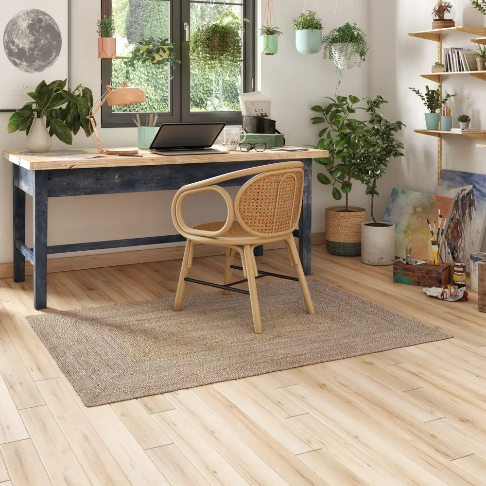 Коврик декоративный джут Ctim Aurum 60x110 см цвет бежевый 89404443 STLM-2043000  - Вид №8