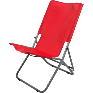 Шезлонг Супернадежный отдых  62.8х93х63.2 см металл/полиэстер красный