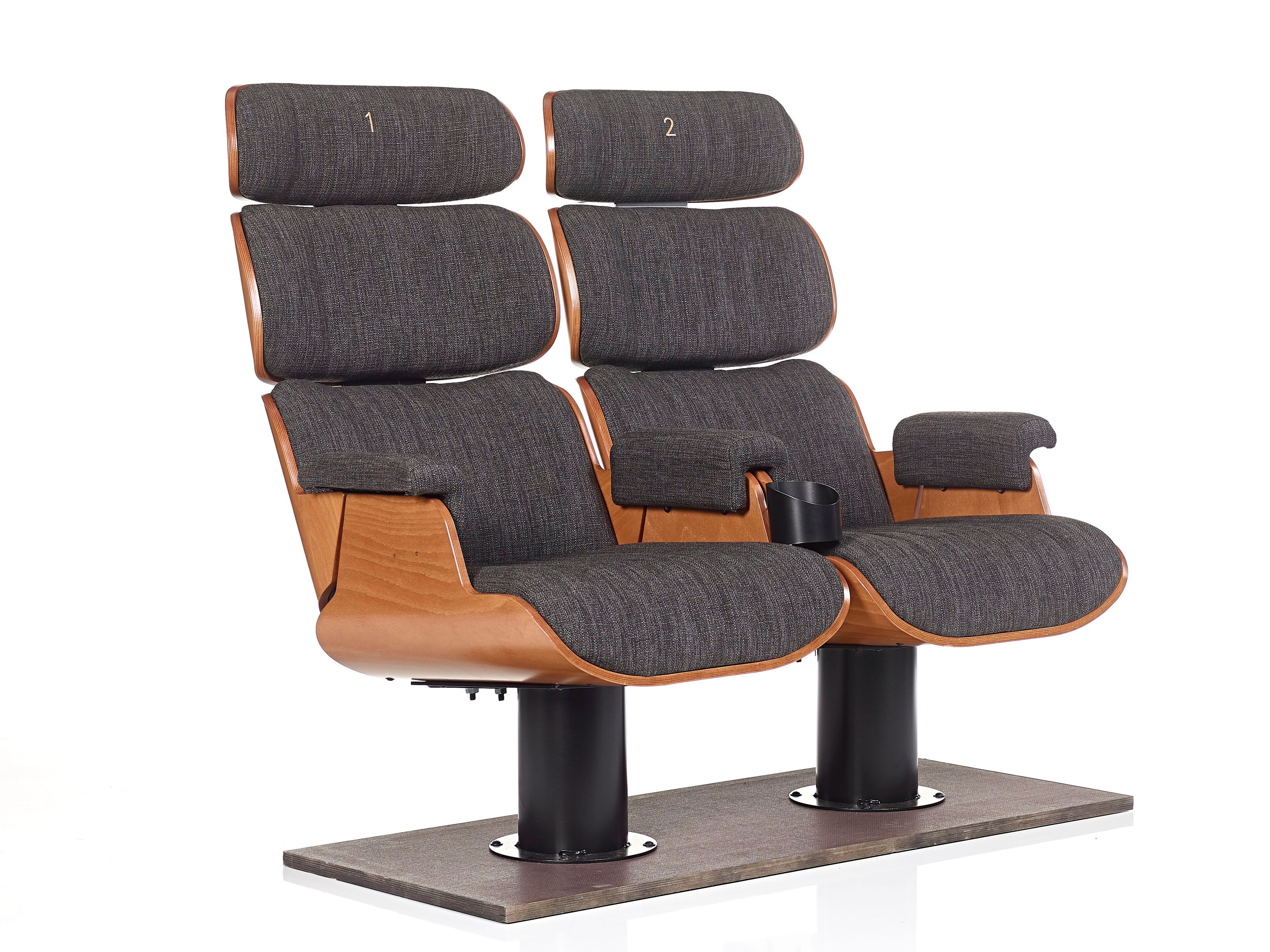 Кресло для кинотеатра из бука и ткани CINEARREDO LUCKY ARCH-00153371