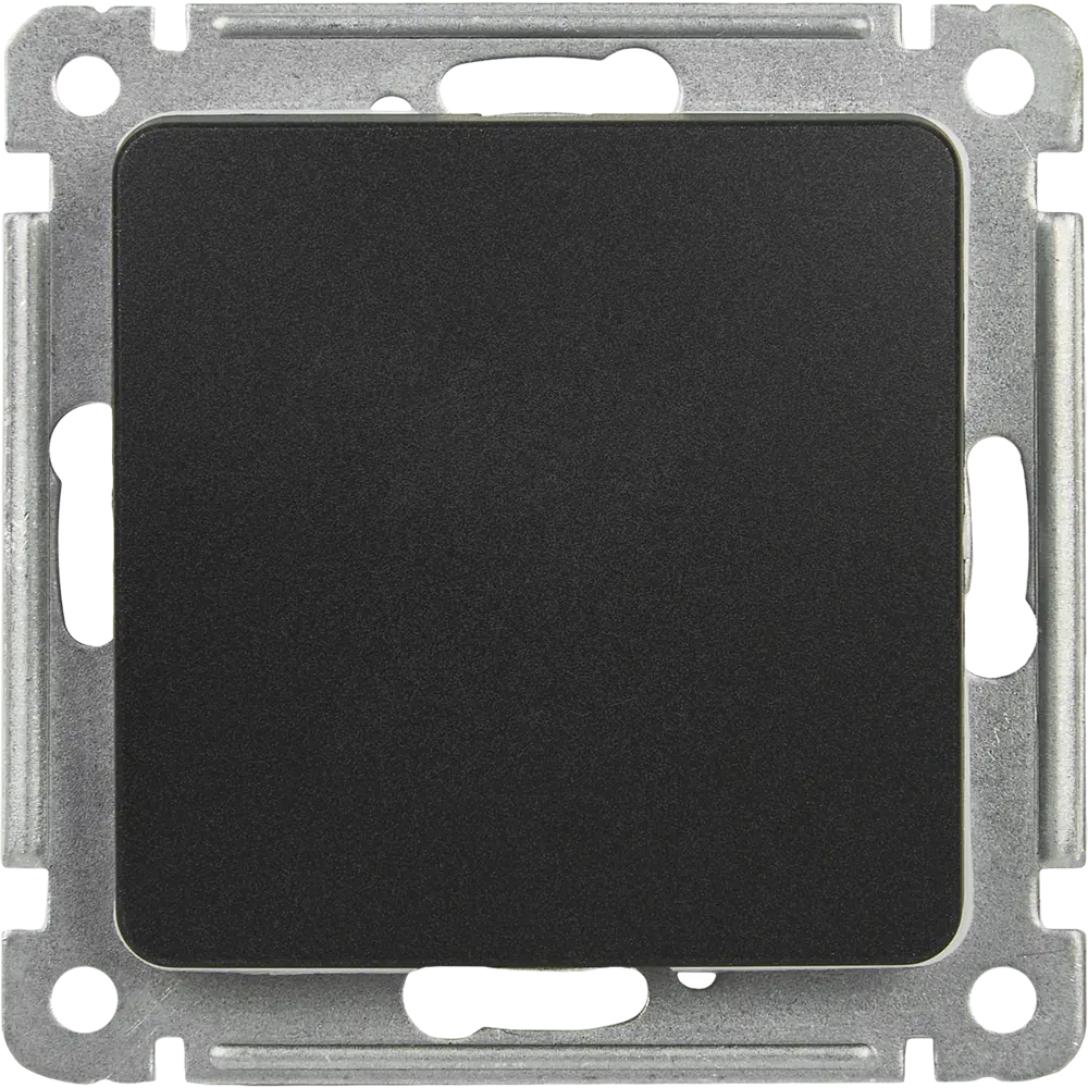 Переключатель встраиваемый Hegel Мастер 1 клавиша цвет черный STLM-2167565