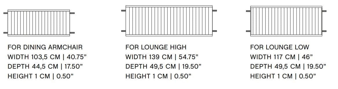 Открытый сплошной цвет подушки Hay Palissade ARCH-00050021 - Вид №2