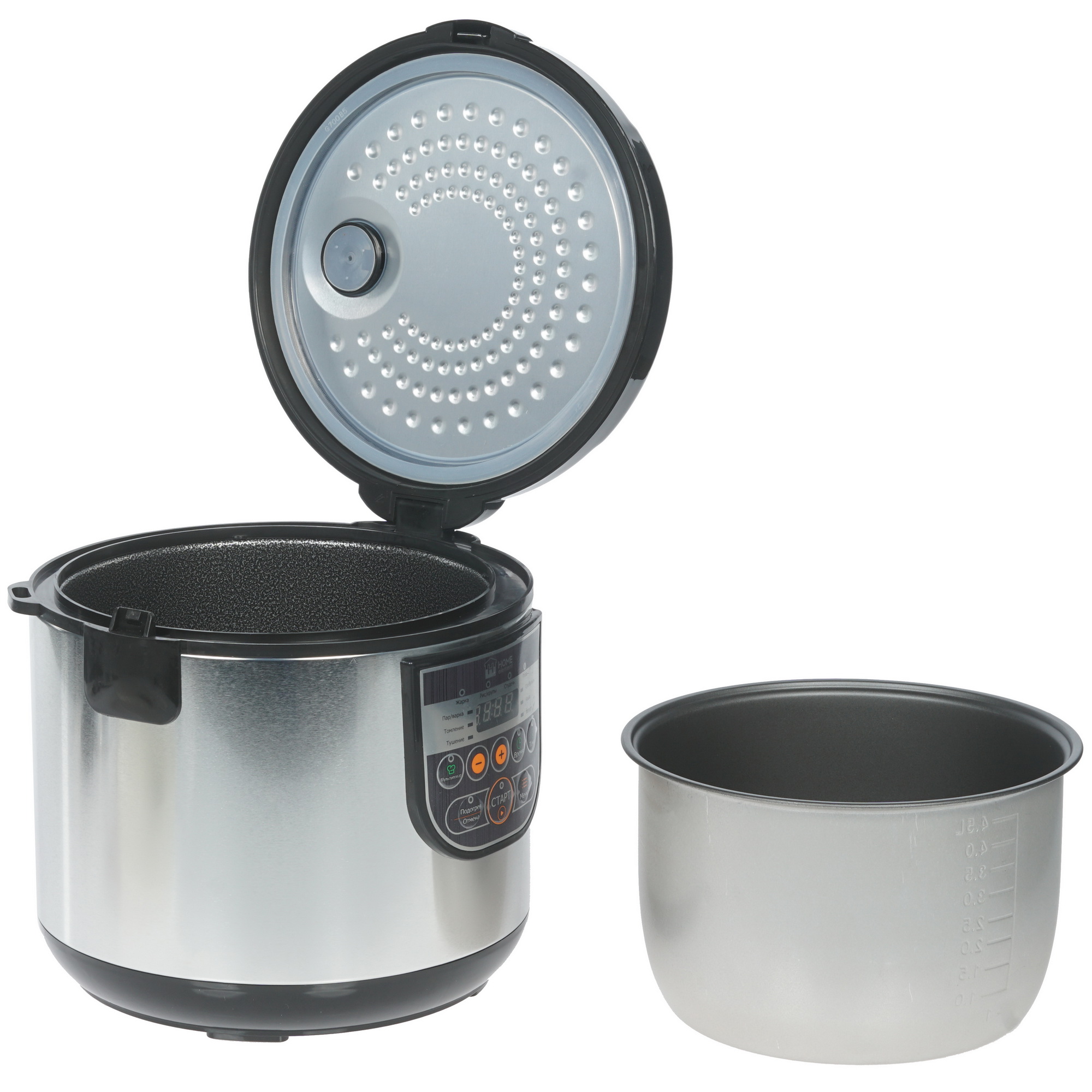 8111898 Мультиварка HOME ELEMENT HE-MC661 серебристый STDN-0125699 - Вид №5