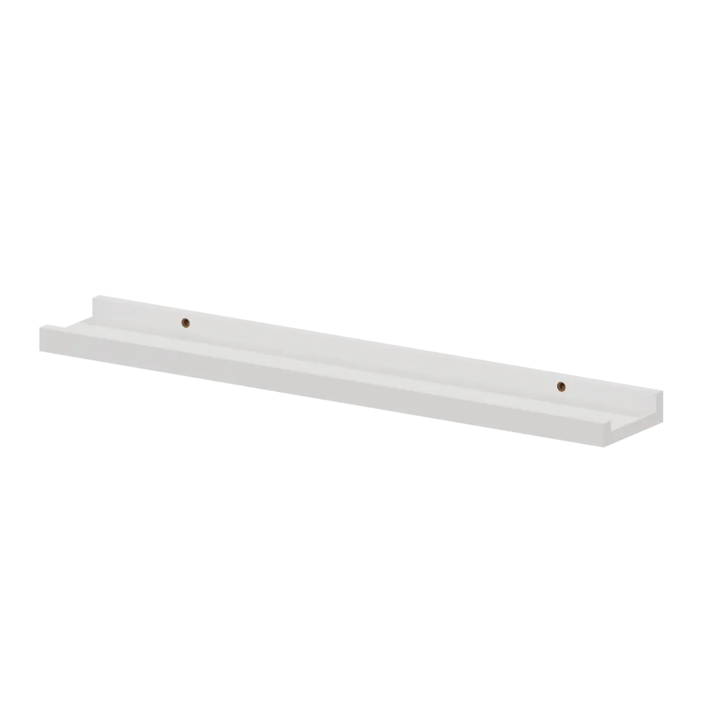 Полка настенная Spaceo White 60x10 см МДФ цвет белый STLM-2139078 - Вид №1