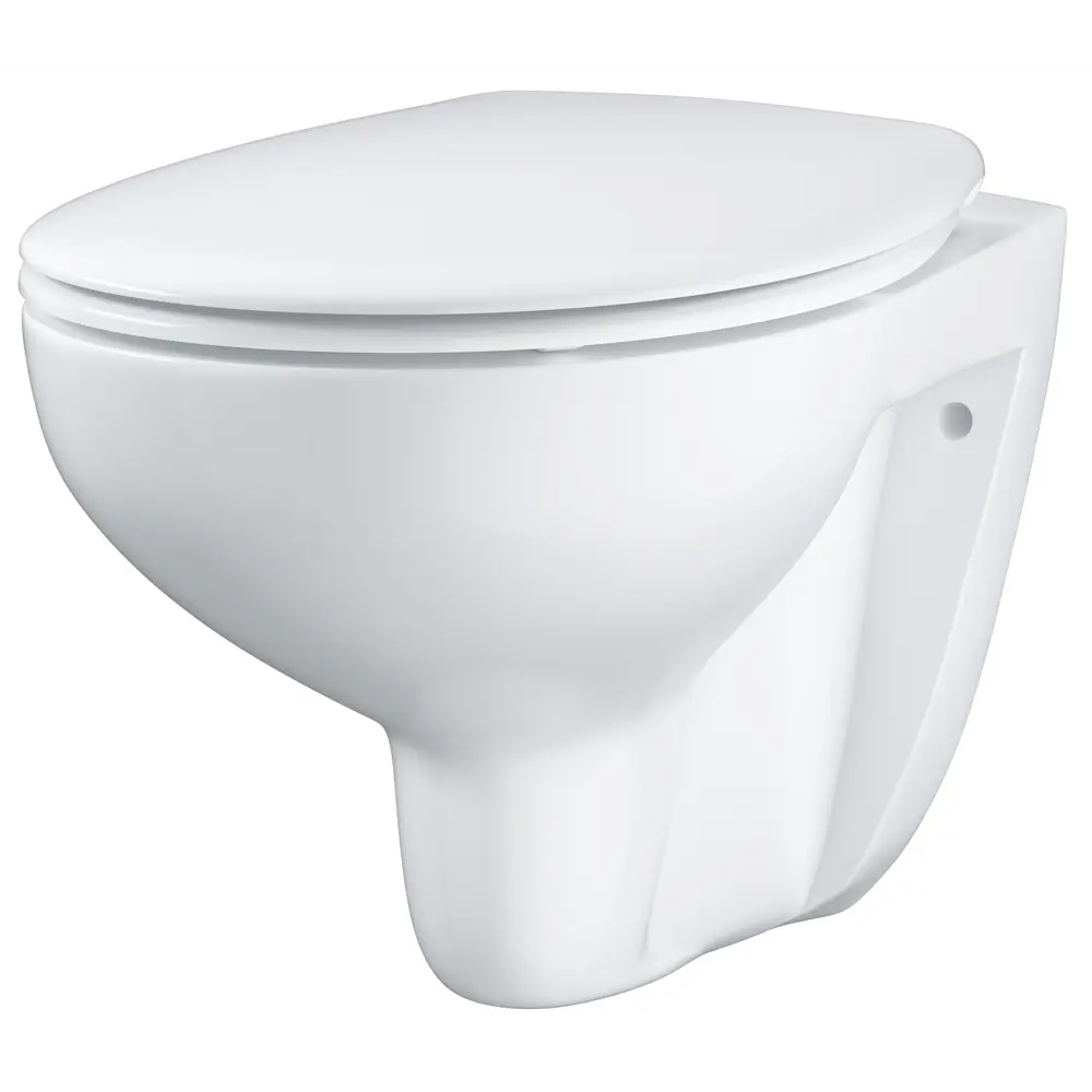 Унитаз подвесной Grohe Bau Ceramic 39351000 безободковый с микролифтом STLM-2197433 - Вид №1