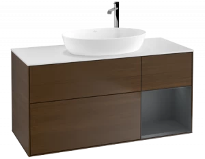 Villeroy&Boch Тумба под раковину Прямоугольная версия F951HGGN Finion Walnut Veneer