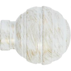 Наконечник Orbis Клубок, металл, цвет античный белый, 5.2 см