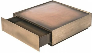 Shake Низкий деревянный журнальный столик с вещевым ящиком