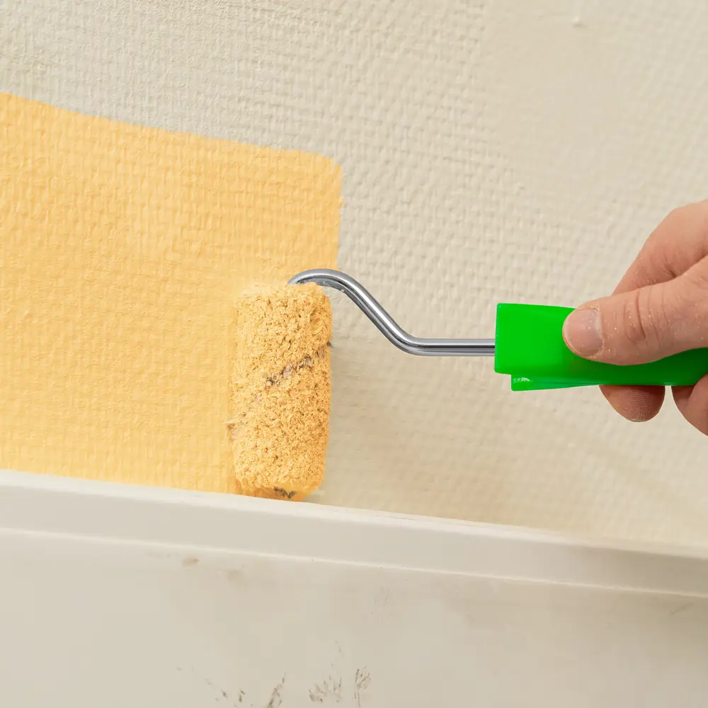 Мини-валик сменный для водных красок 60 мм Сибртех ворс 10 мм полиэстер под бюгель 6 мм STLM-2172127 - Вид №8