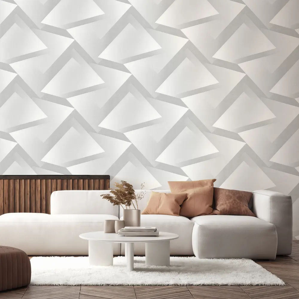 Обои флизелиновые Wall Decor Пикассо светло-серые 1.06 м 75246-14 STLM-2055350 - Вид №3