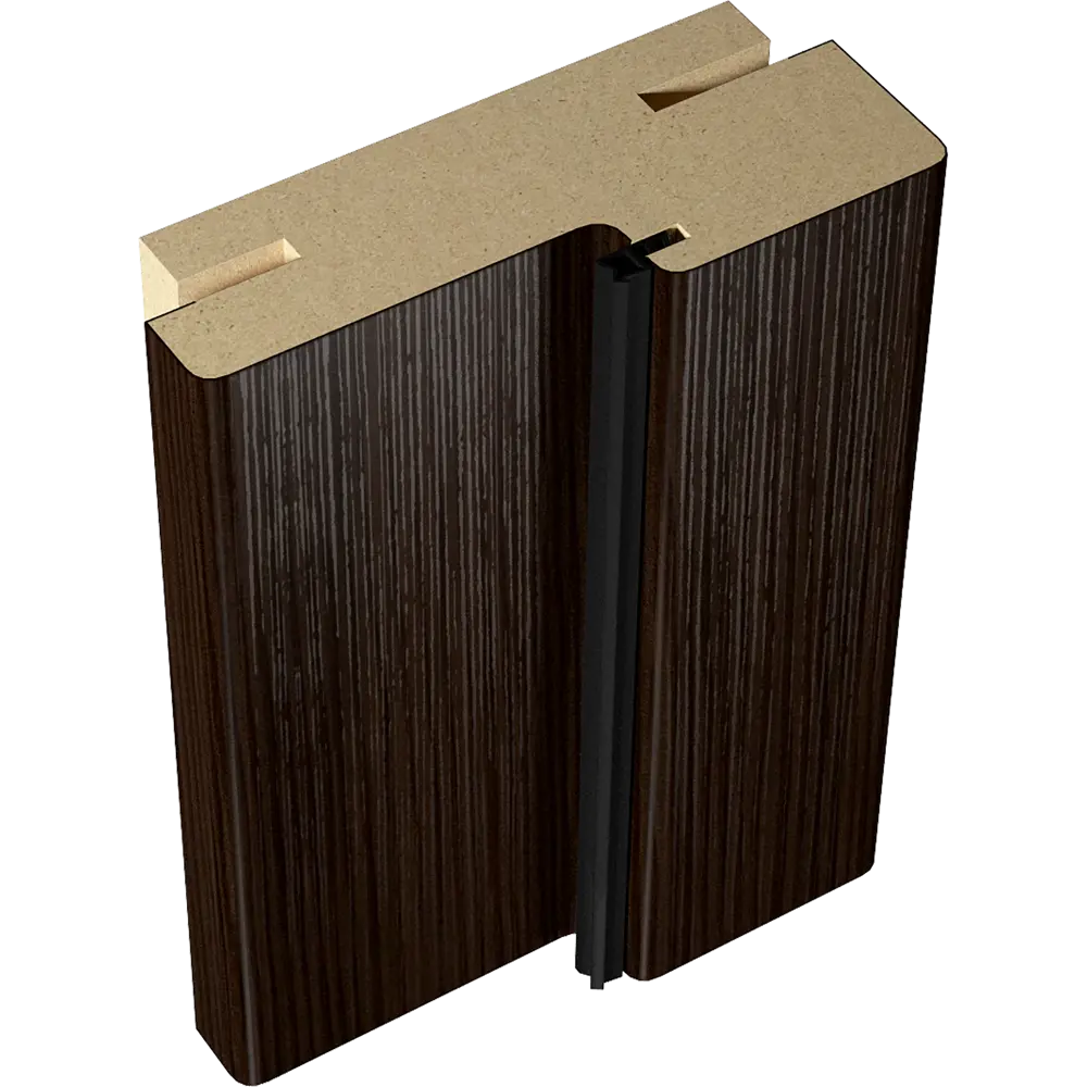 Дверная коробка телескопическая Форт/Дюплекс 2100х74х30 мм ламинация цвет венге VELLDORIS STLM-2118172 - Вид №2