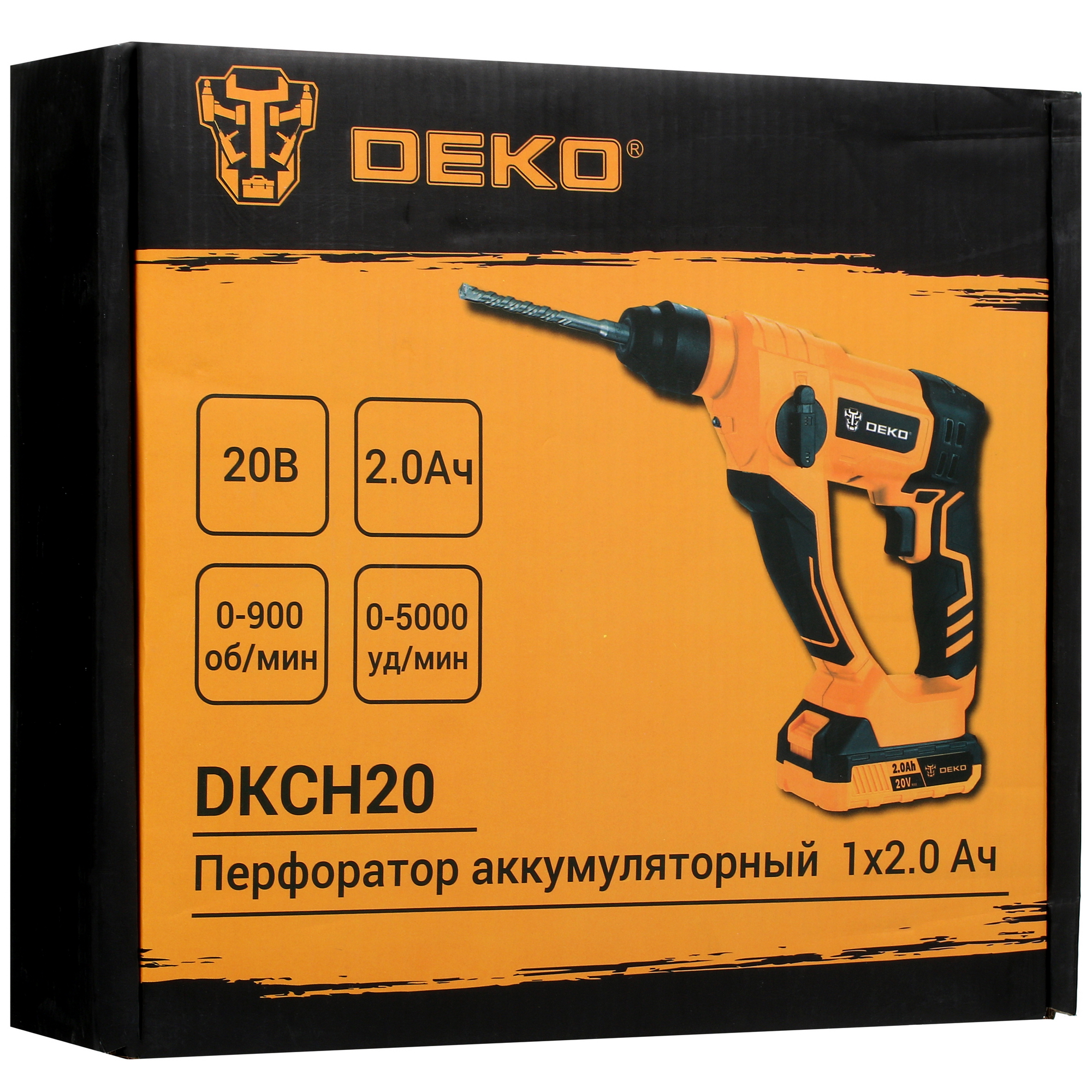 Перфоратор DEKO DKCH20 MAX 20V 9938652 STDN-0017505 - Вид №7