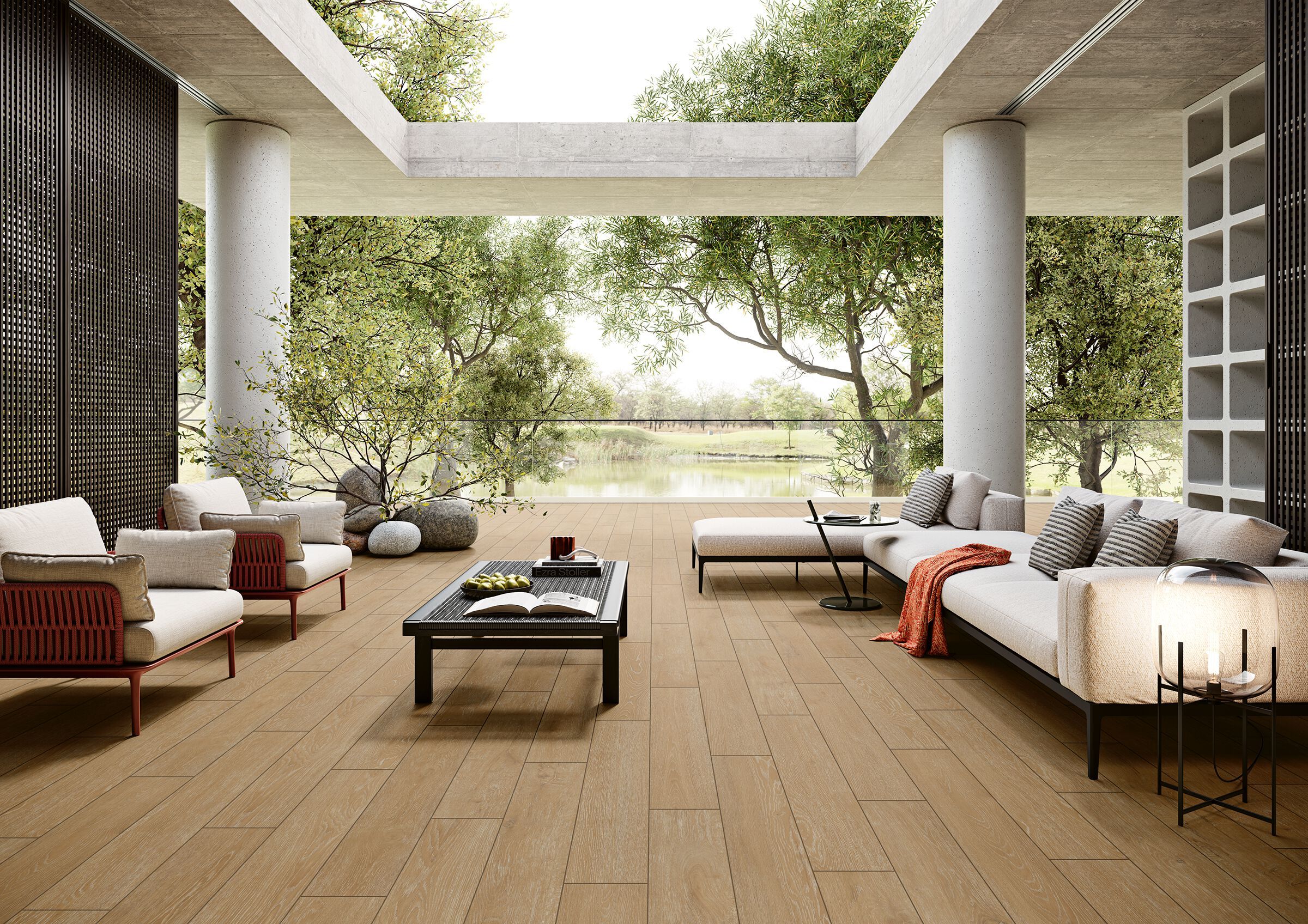 Пол / облицовка керамогранита под дерево Revigrés ARCH-00120912 - Вид №1