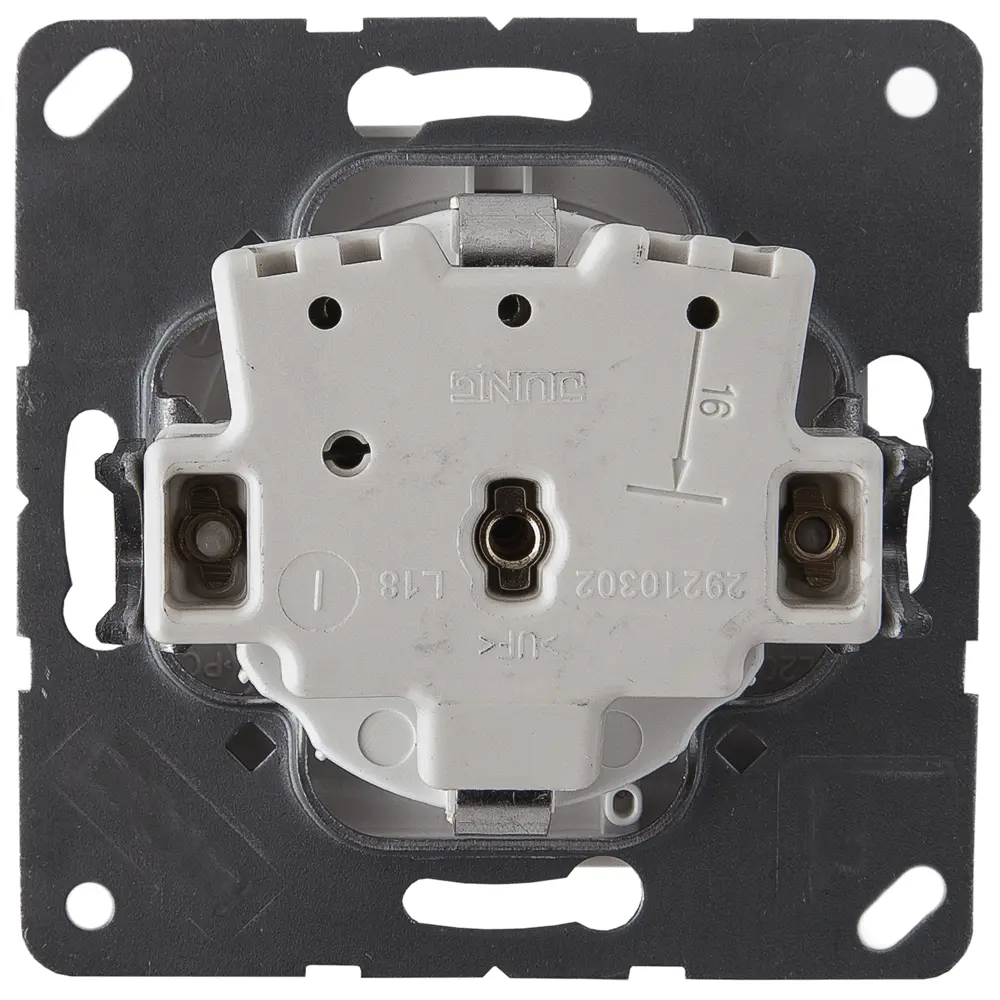 Розетка Jung EcoProfi с заземлением крышка цвет белый STLM-2067711 - Вид №2