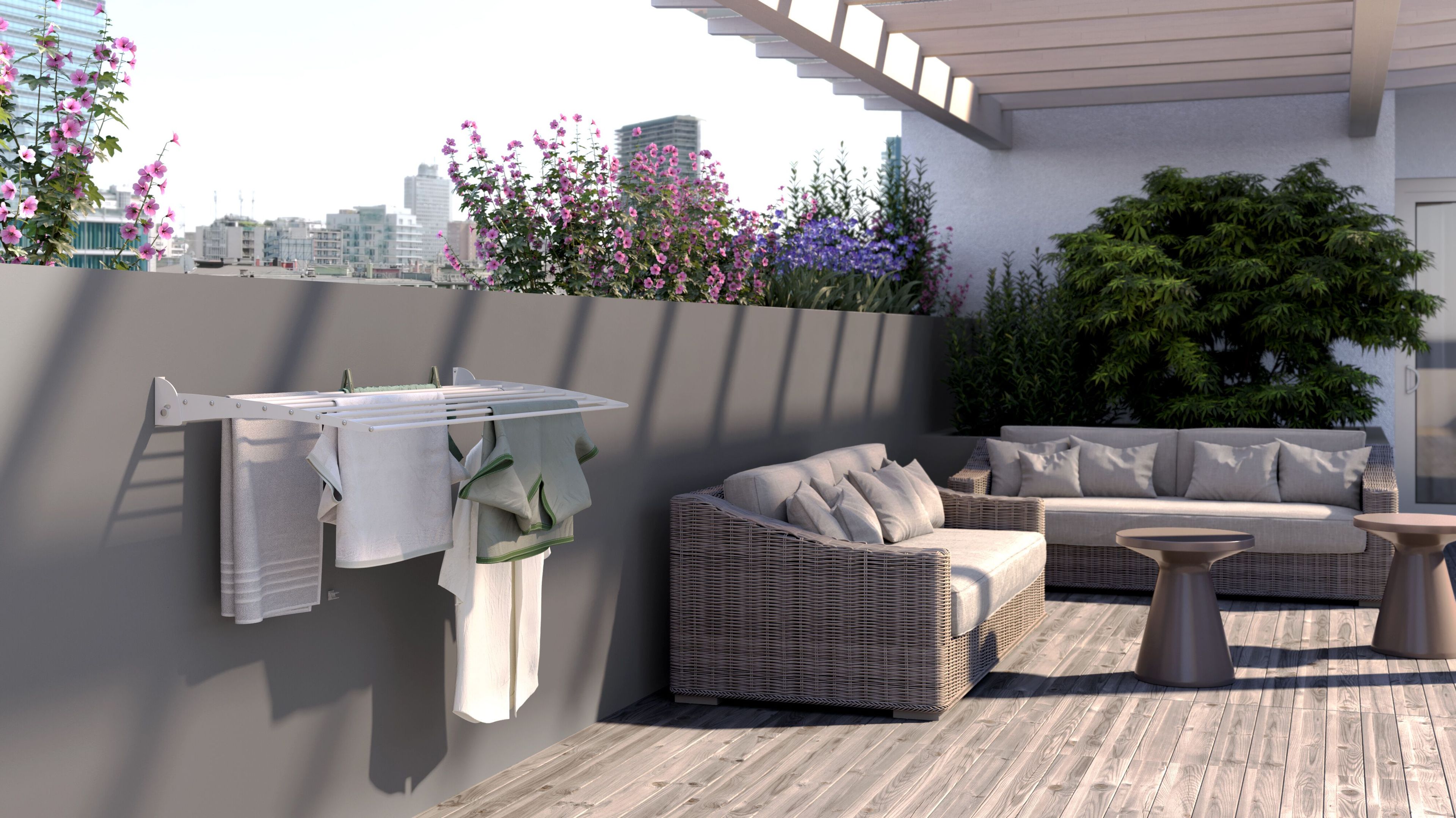 Компактная настенная сушилка для белья Foxydry FOXYDRY FOLD ARCH-00067611 - Вид №5