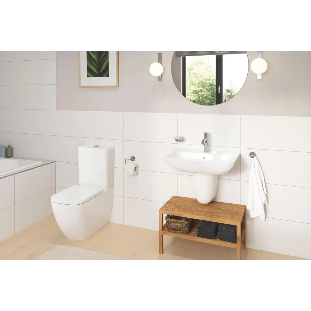 Унитаз-компакт Grohe Clova Ceramic горизонтальный выпуск двойной слив STLM-2064507 - Вид №8