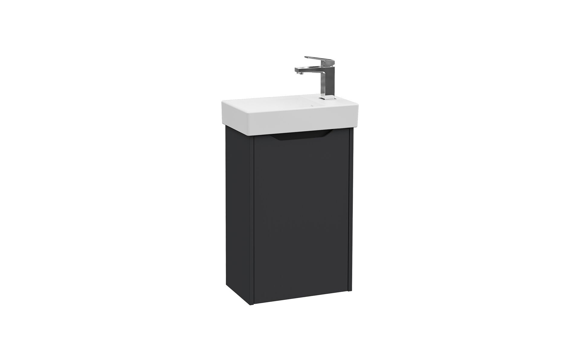 Подвесной шкаф для умывальника со встроенной раковиной VitrA Bathrooms Integra Square ARCH-00143959 - Вид №2